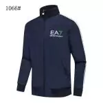 armani bombers hommes veste sweatshirt ea7 blue